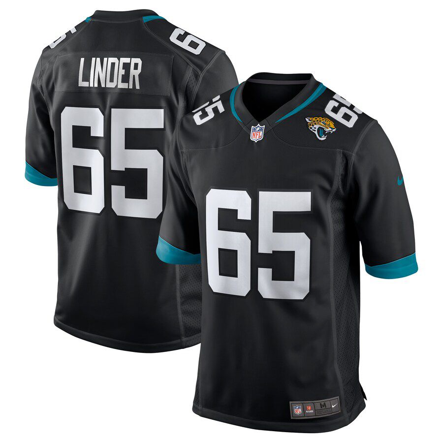 Men Jacksonville Jaguars #65 Brandon Linder Nike Black Game NFL Jersey->jacksonville jaguars->NFL Jersey